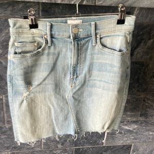 Mother denim mini skirt size 25.